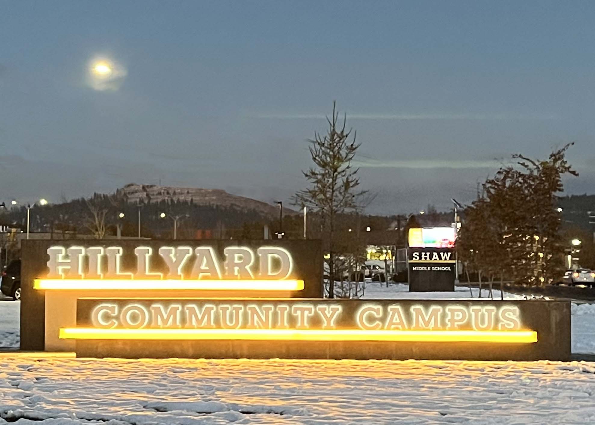 Hillyard Community Campus Sign