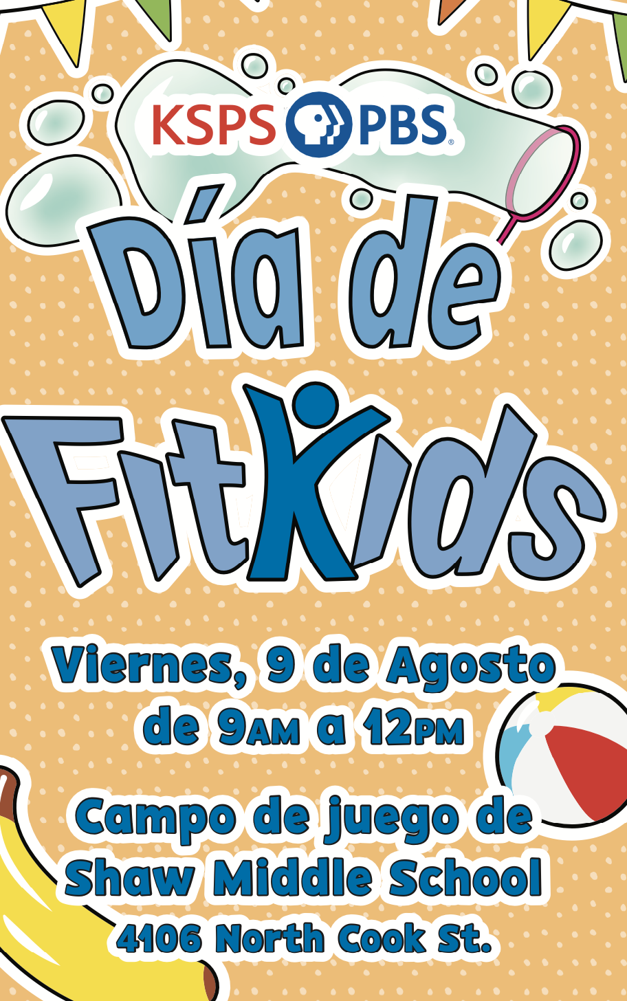 FitKids Day Spanish 1/2 page